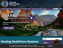 Tablet Screenshot of healinghealth.com